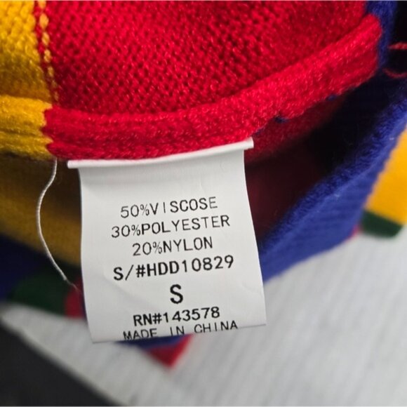 NEW Rainbow Sweater Oversized S - Picture 6 of 9